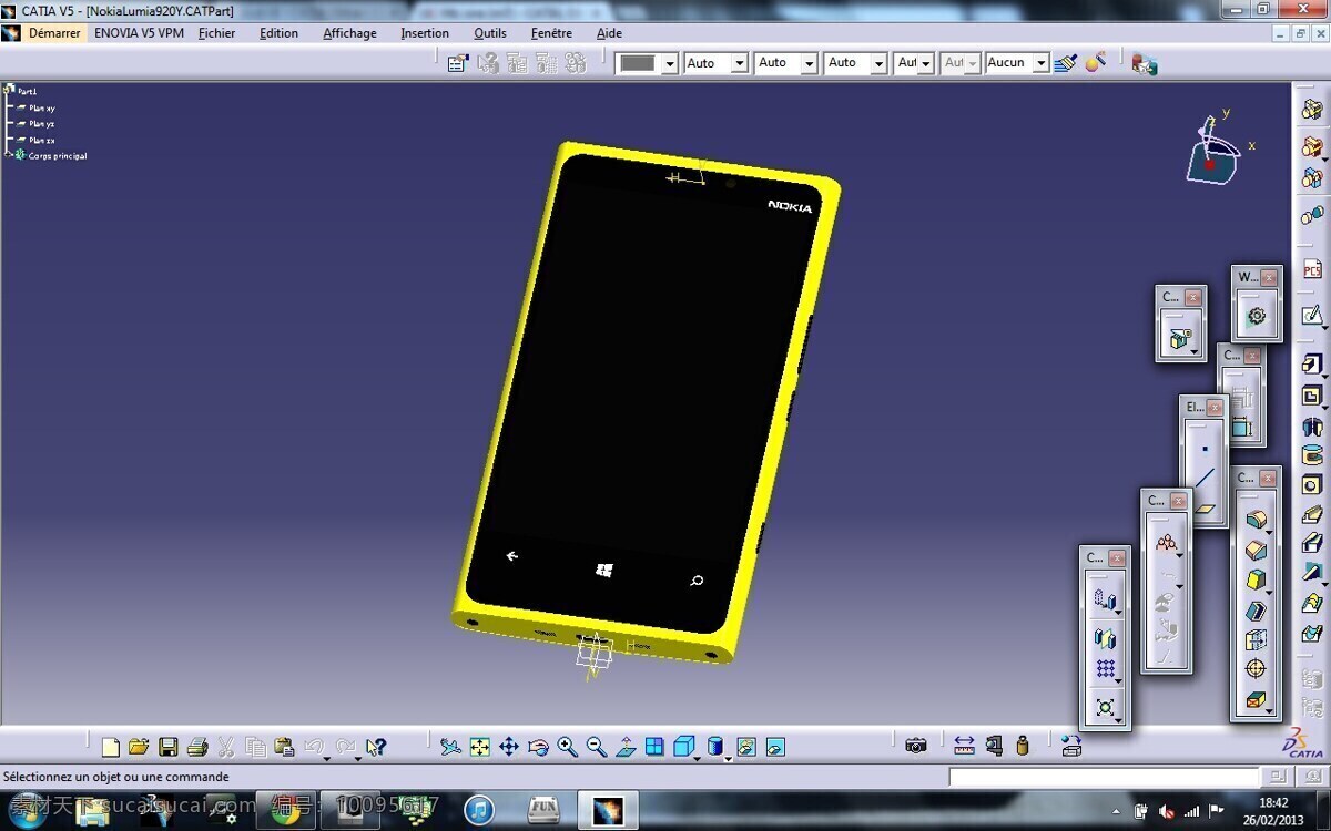 诺基亚 lumia 920黄 手机 智能手机 黑色