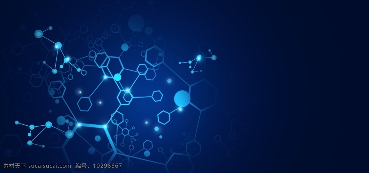 蓝色 科技 背景图片 背景 分子式 化学 蓝色背景 科技背景 星星 连接 现代科技