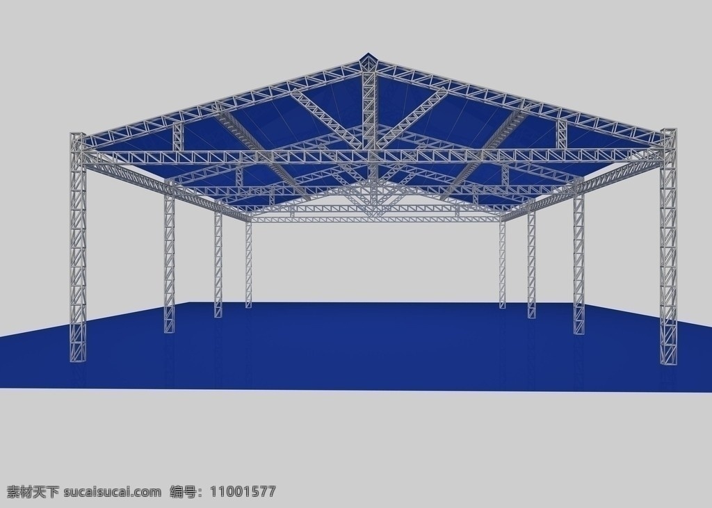 三角形帐篷 帐篷 铁架 三角形 桁架 室外模型 3d设计模型 源文件 mas