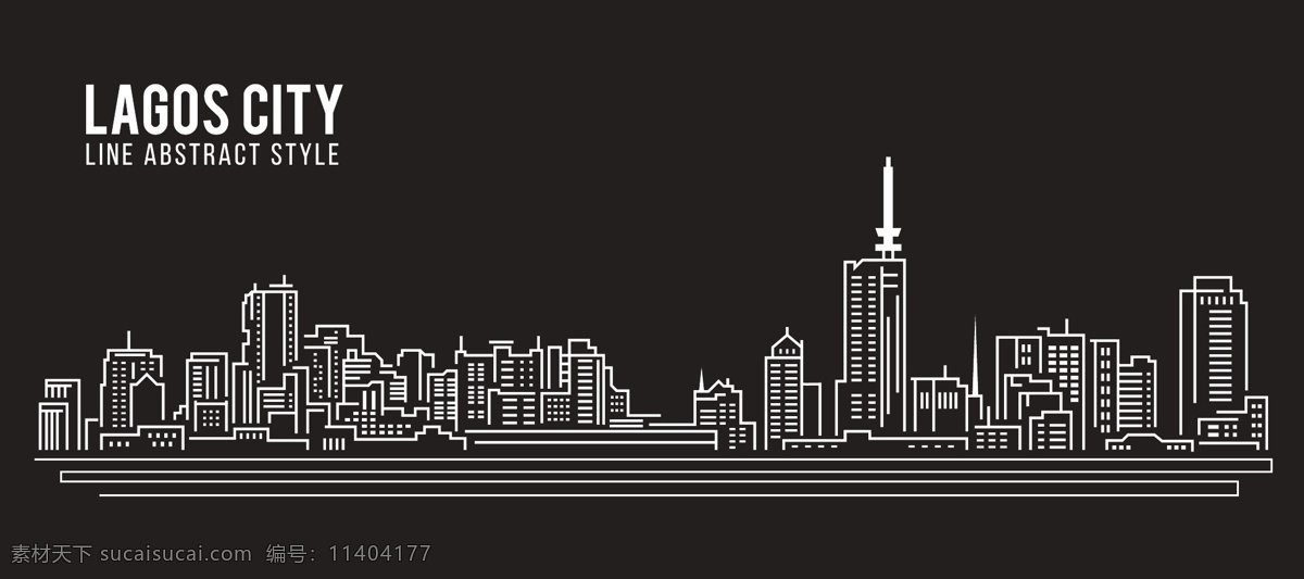 手绘城市建筑 手绘 建筑 高楼 城市