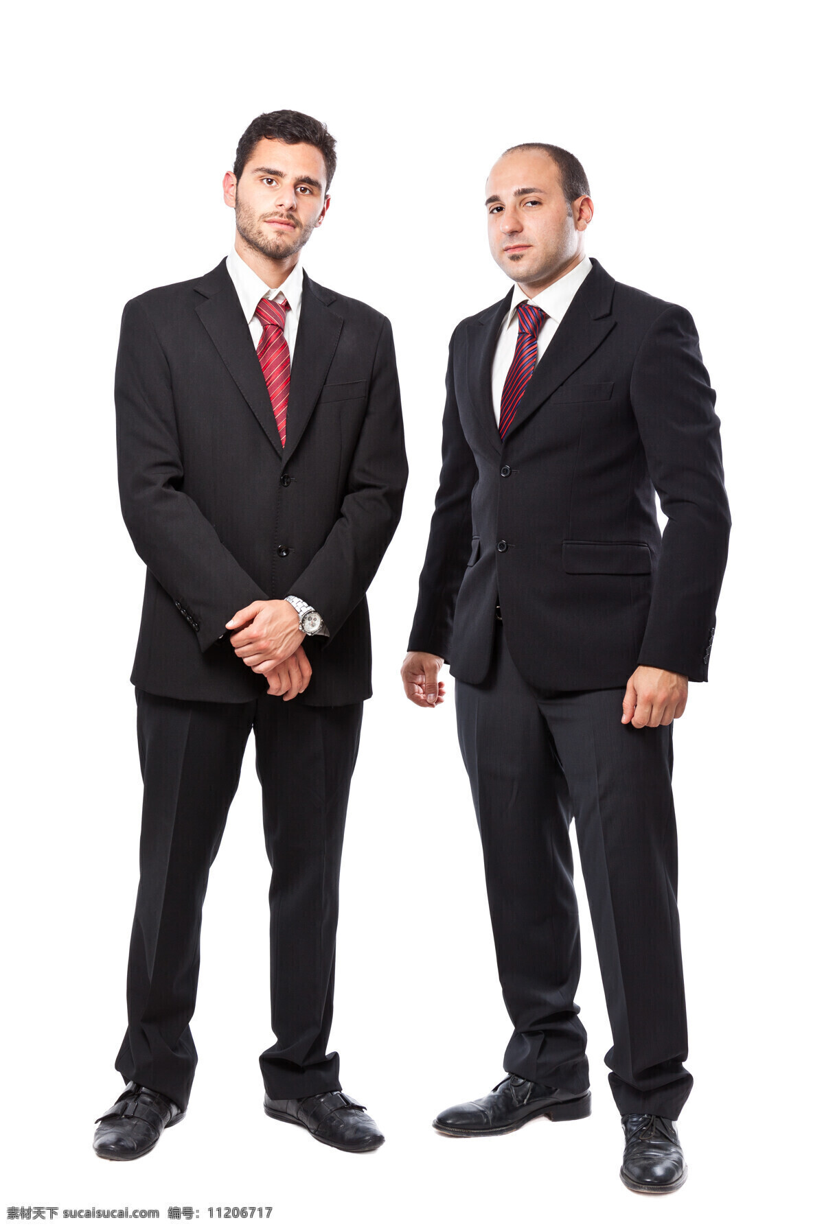 两个 外国 商务 男士 男人 外国男人 商务人士 正装 西服 职员 白领 职业人物 站立 人物图片