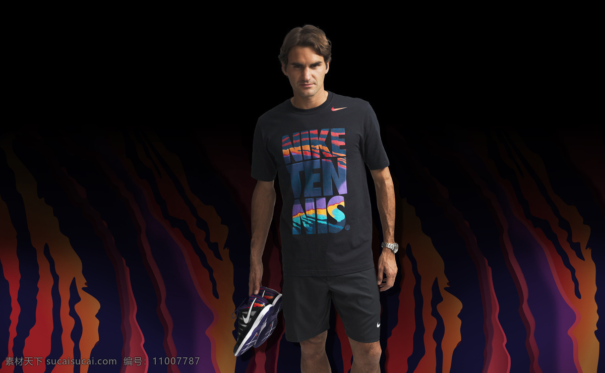 nike 网球系列 纳达尔 平面 广告 体育运动 文化艺术