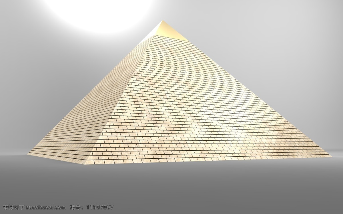 金字塔 浮雕 模型