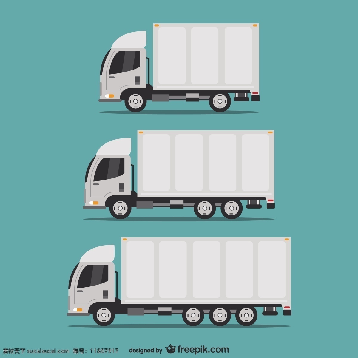 运输卡车组 汽车 图标 模板 图形 布局 平面设计 交通 元素 设计元素 符号 汽车图标 车辆 图标集 青色 天蓝色