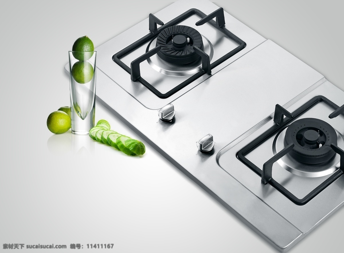 燃气灶 灶具 形象 装饰 玻璃 淡雅 生活 艺术 水果 蔬菜 灶具特写 电器 厨房 用品 产品形象 特写 分层 源文件
