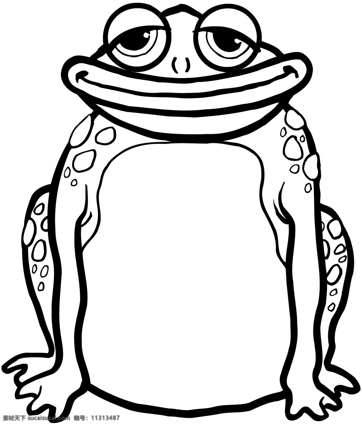 青蛙 爬行动物 矢量素材 格式 eps格式 设计素材 矢量动物 矢量图库 白色