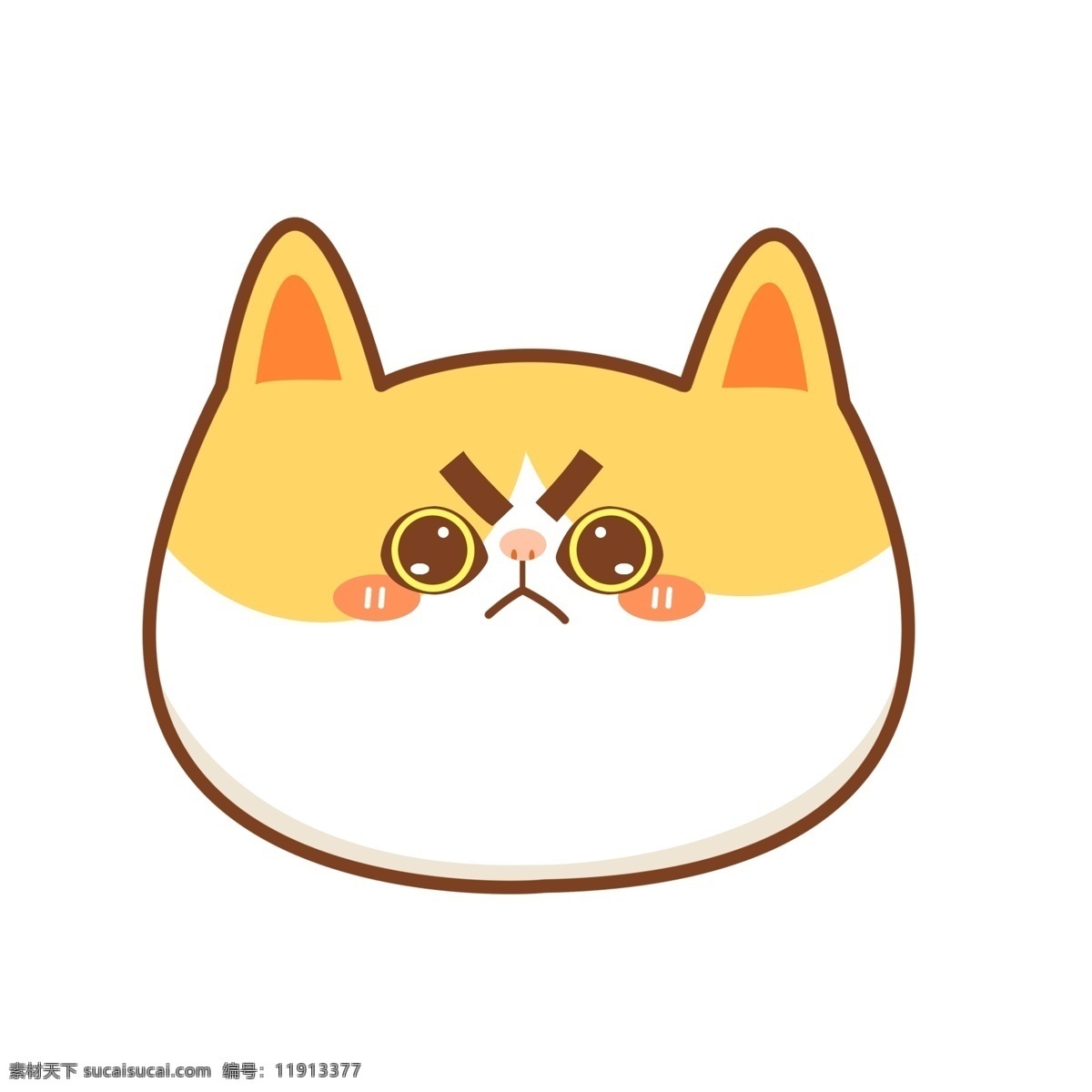 可爱 萌 宠 贴纸 笑脸 猫 插图 免 抠 猫酱 猫咪 猫贴图 可爱表情包 动物插画 卡通手绘 免抠 矢量图 头像 本册 文具 封面 壁纸