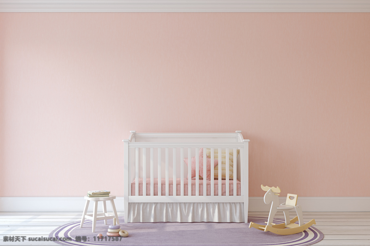 粉色 婴儿床 背景 室内装修 时尚装修 时尚装饰 浪漫房间 粉嫩房间 粉嫩配色 粉色房间 粉色空间 床 餐桌 沙发 环境设计 效果图