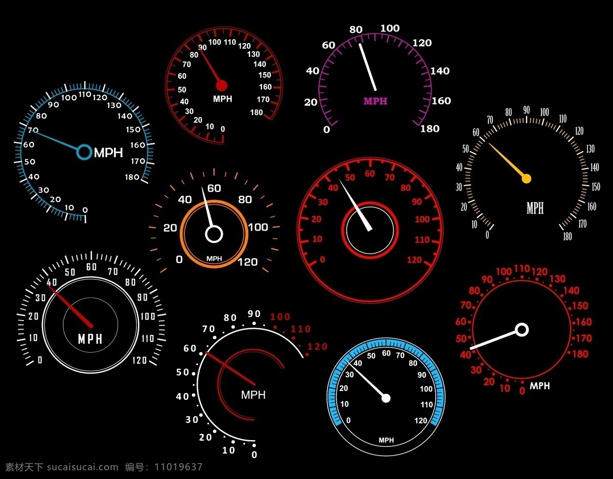 仪表 指针 汽车仪表 速度 油表 容量显示表 表盘 压力表 气压表 指示表 汽车仪表盘 迈速表 汽车 矢量 现代科技 交通工具