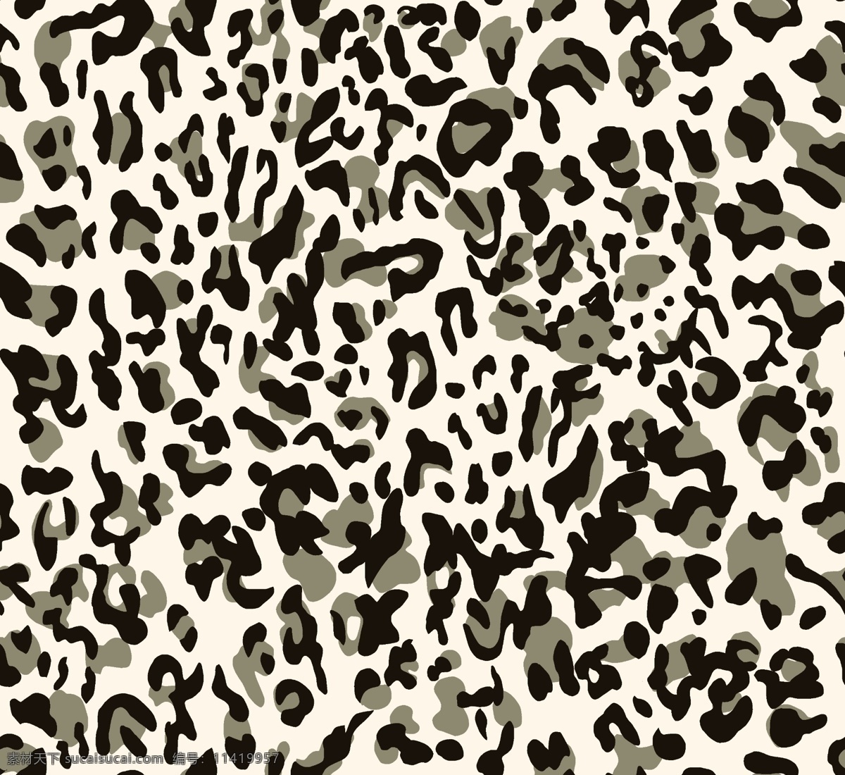 豹纹图片 豹纹 数码印 色块豹纹 黑灰豹纹 矢量豹纹