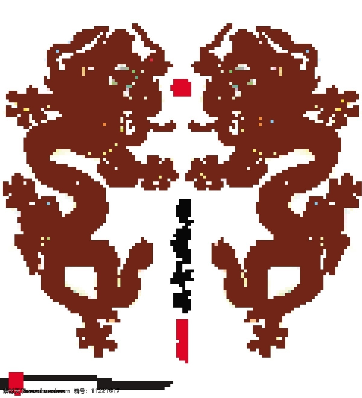 中国龙剪纸 中国龙 剪纸 民间 艺术 中国龙纹 龙纹 龙图腾 矢量素材 其他矢量 矢量