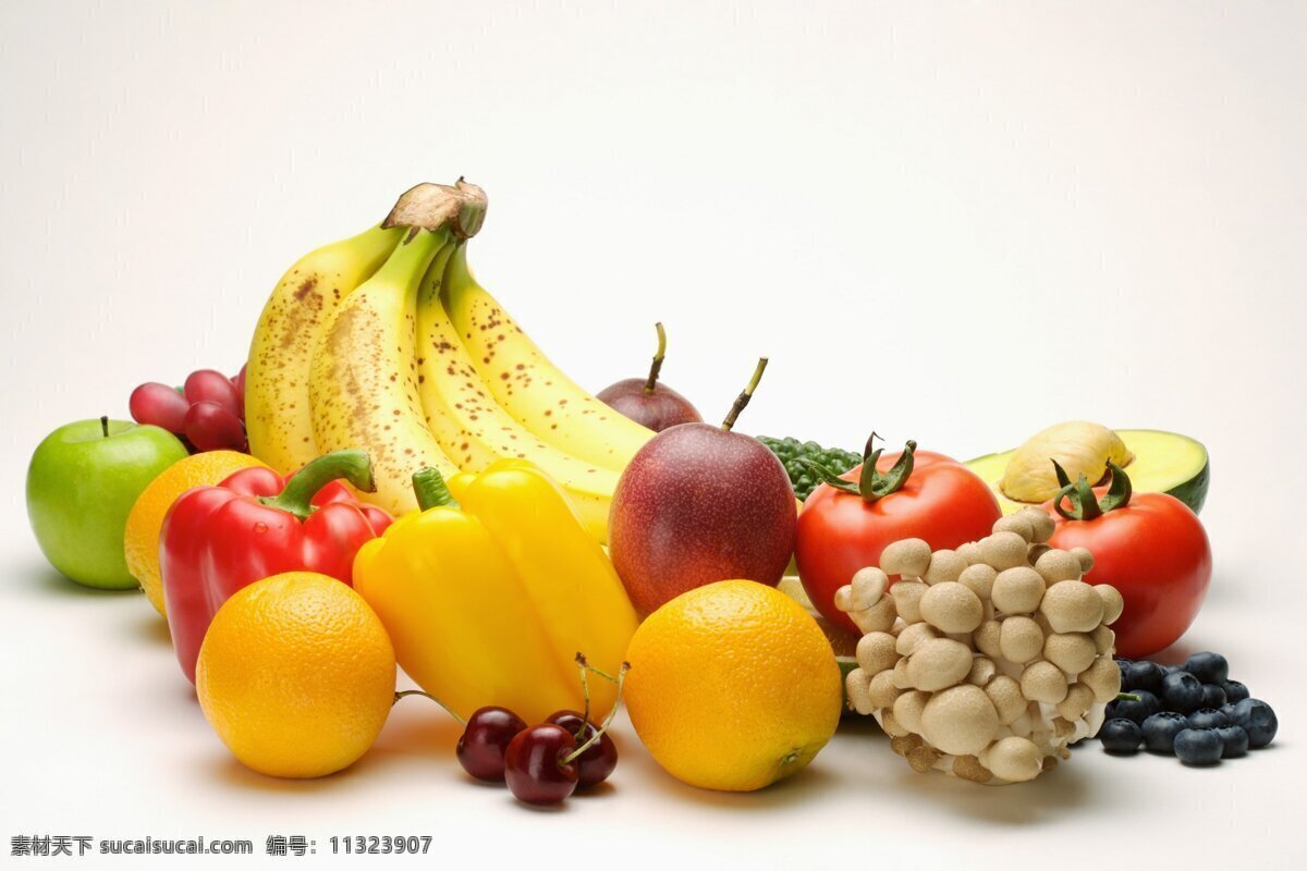 蔬菜和水果 素食 食物 蔬菜 食品 新鲜 美味 美食 蔬菜水果 水果 水果蔬菜 生物世界