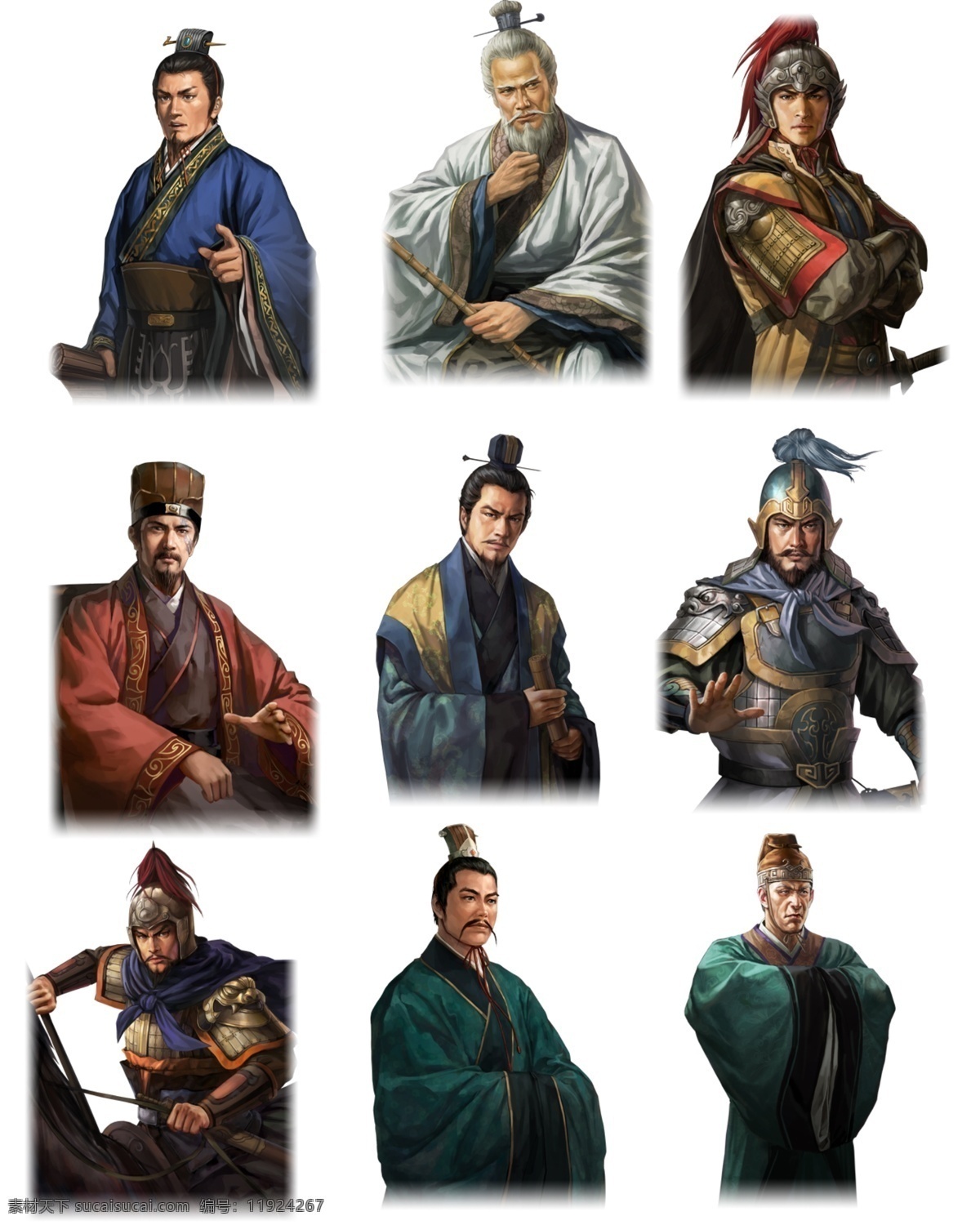 三国人物素材图片下载-素材编号11924267-素材天下图库