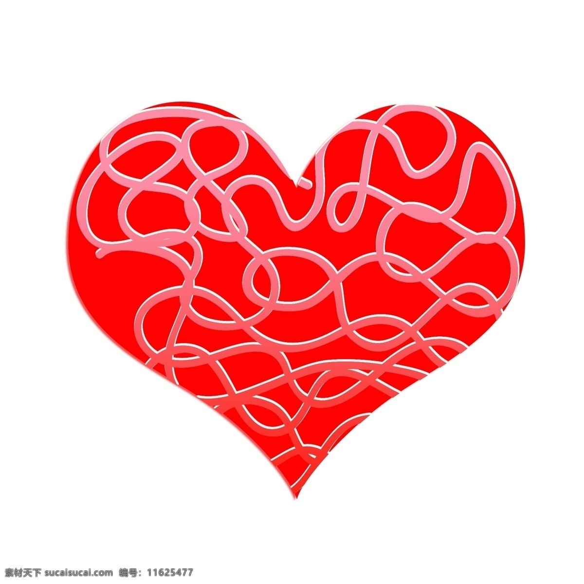 红色 简约 线条 爱心 情人节 生日 妇女节 表达爱意 海报装饰 生日聚会 结婚记念日 卡通 浪漫