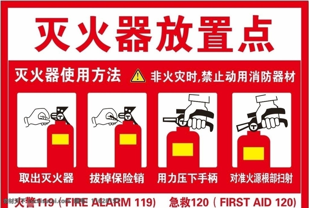 灭火器放置点 灭火器 使用 放置点 灭火 方法