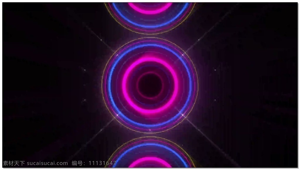 星光 大道 圆形 视频 色彩 光线 动感 视频素材 动态视频素材