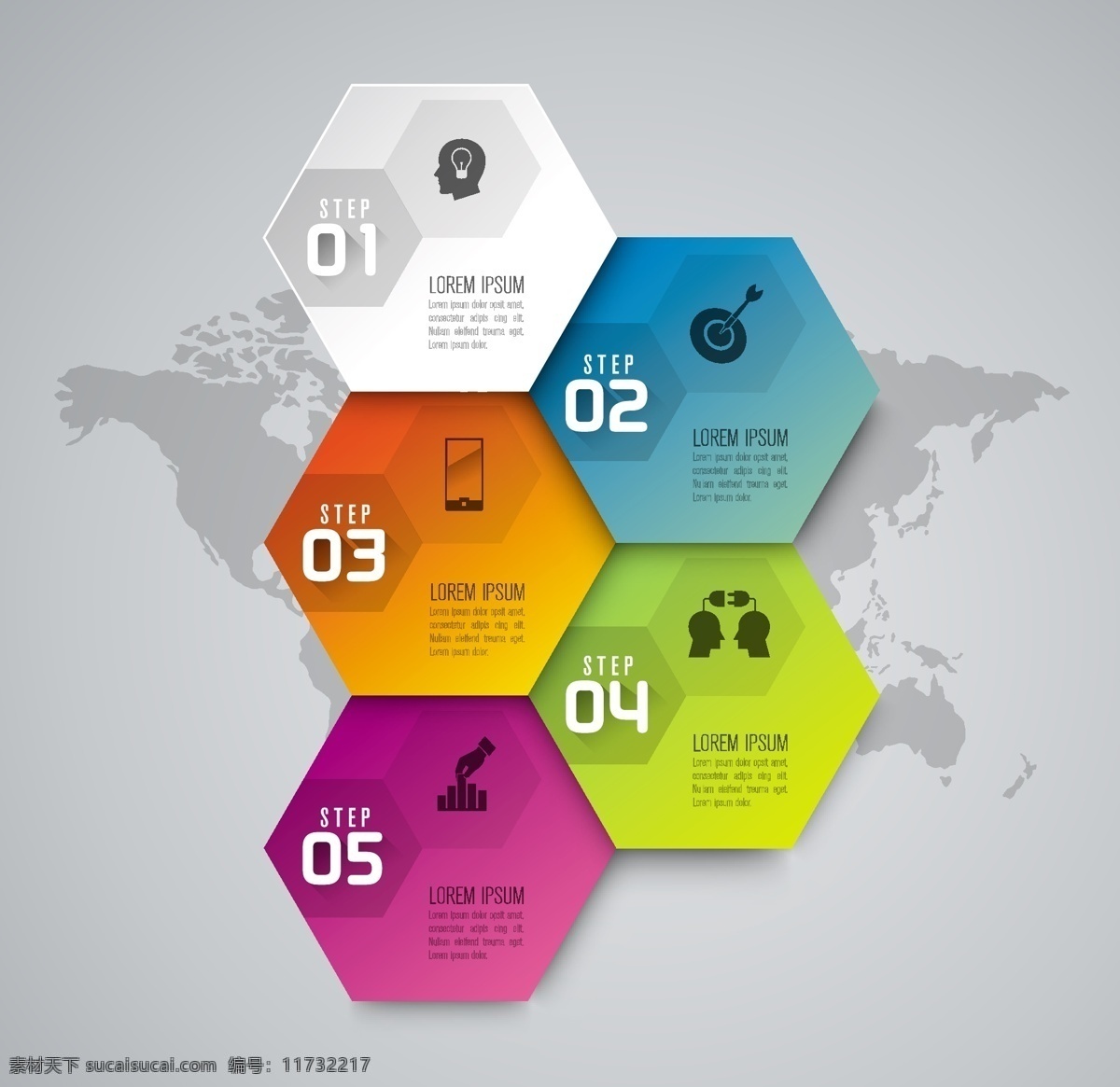 炫彩 商务 图表 ppt元素 立体统计 商务信息 世界地图 信息图表 折纸 矢量 时尚统计图表 六边形标签 矢量图 商务金融