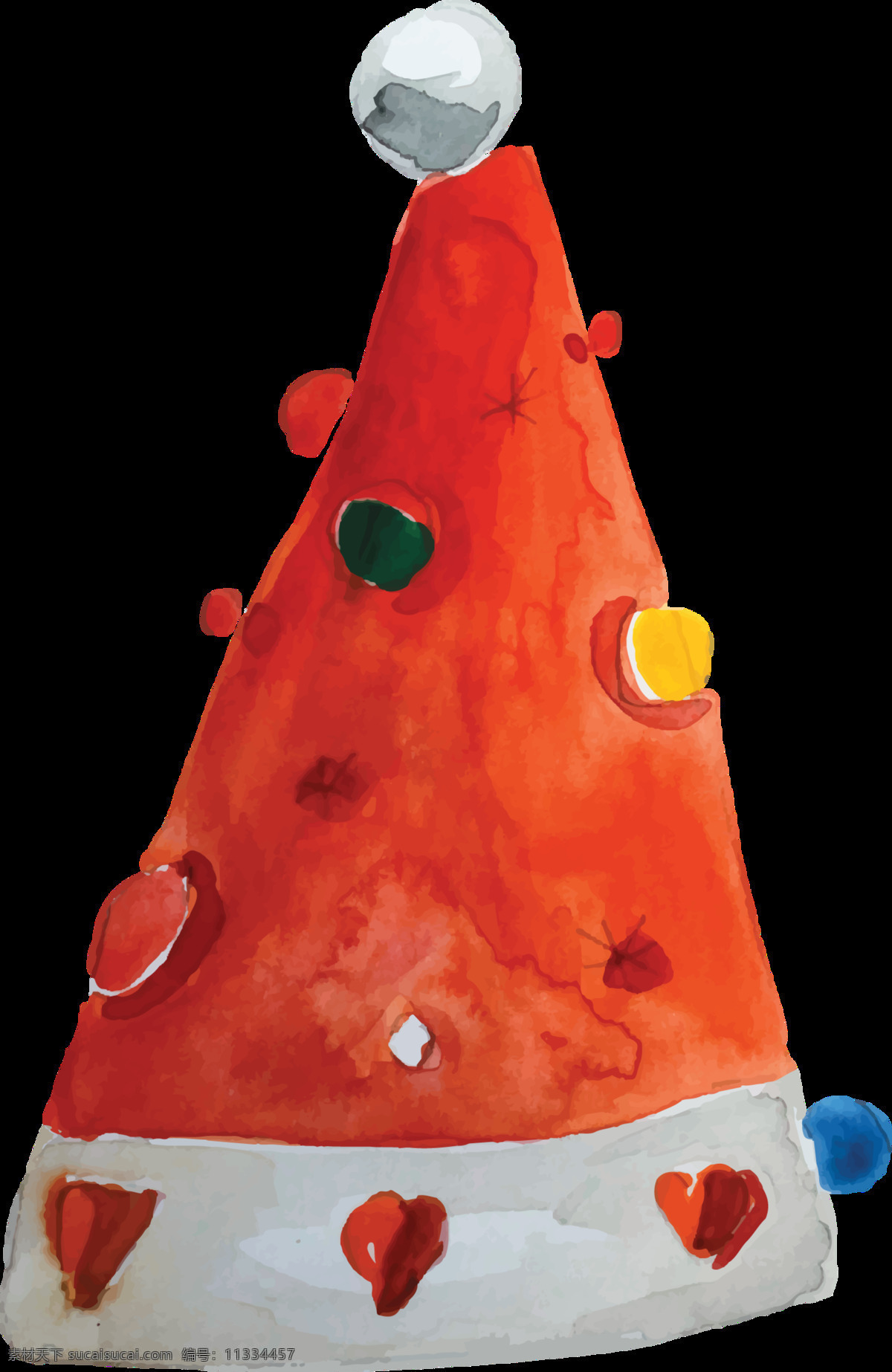 可爱 圣诞 帽 透明 红色 节日 免扣素材 透明素材 喜庆 装饰图案