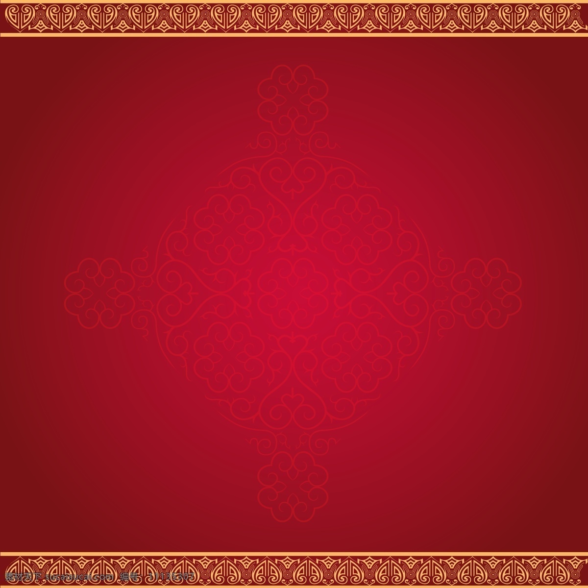 红色 中式 复古 背景 矢量图 底纹 背景图 设计素材 幕布
