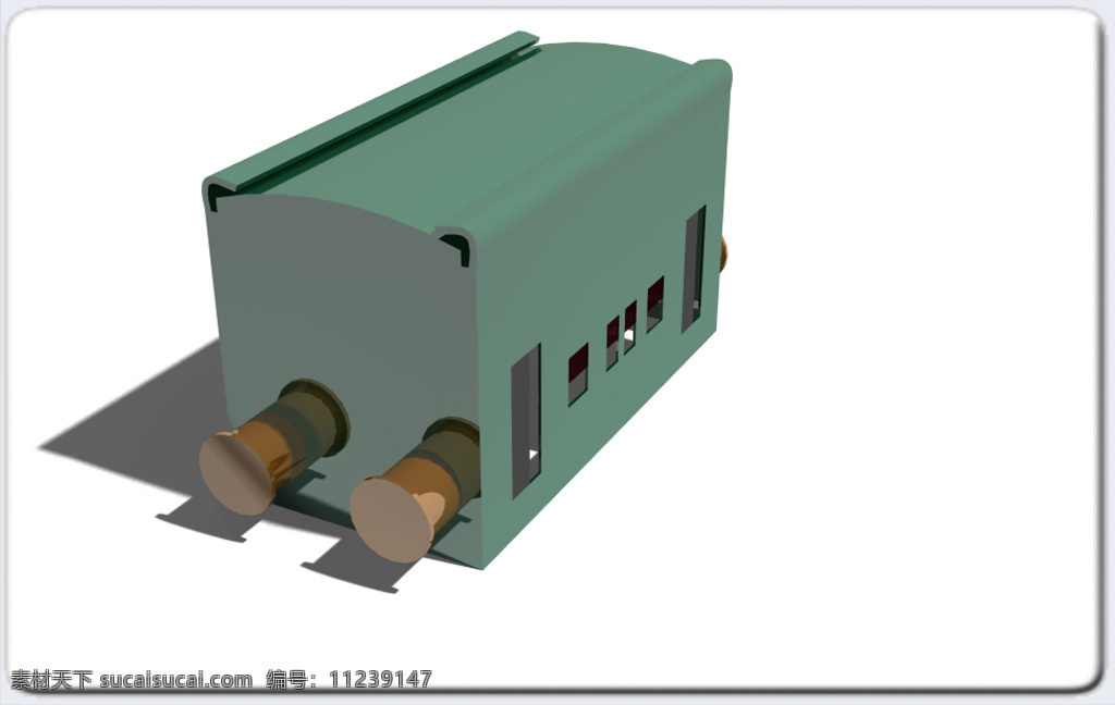 列车 转向架 watergenerator 3d模型素材 建筑模型