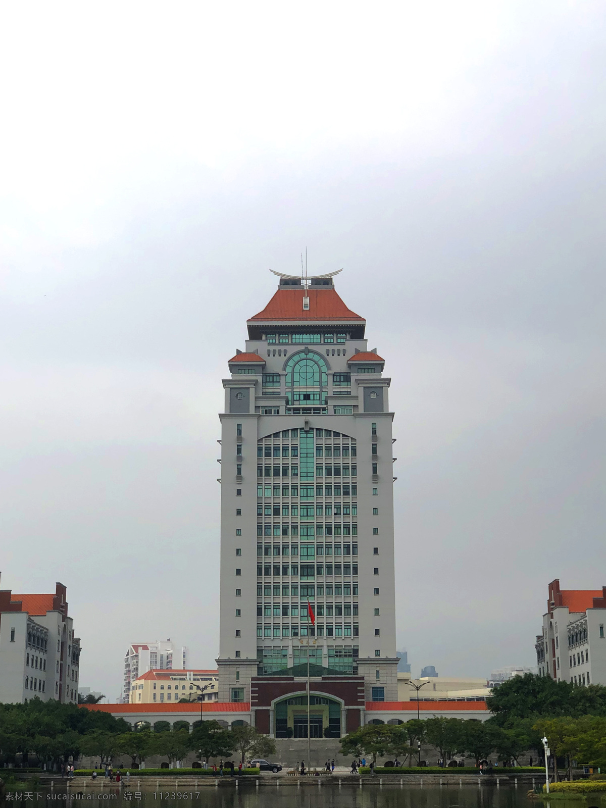 厦门大学 图书馆 芙蓉湖 厦大 校园 旅游摄影 国内旅游