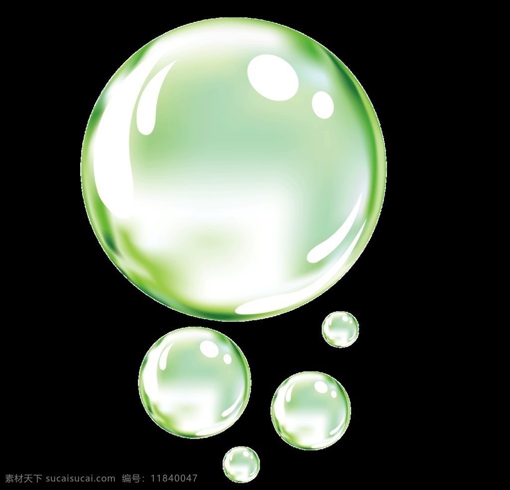 绿色气泡 绿色 气泡 泡泡 球 透明 免 抠 小 自然景观