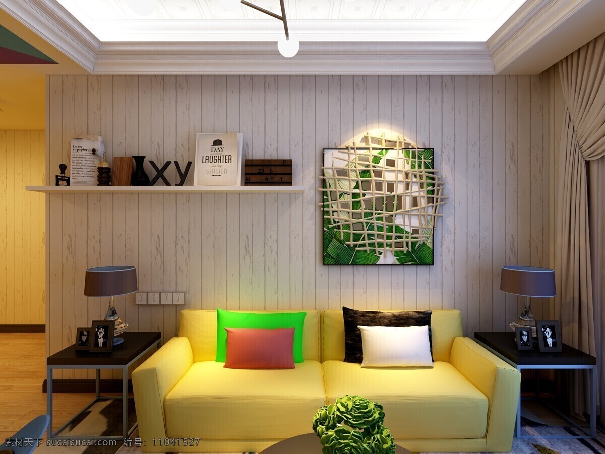 简单 简约 风格 客厅 沙发 背景 墙 客厅设计 沙发背景墙 现代简约 家装效果图 装饰画