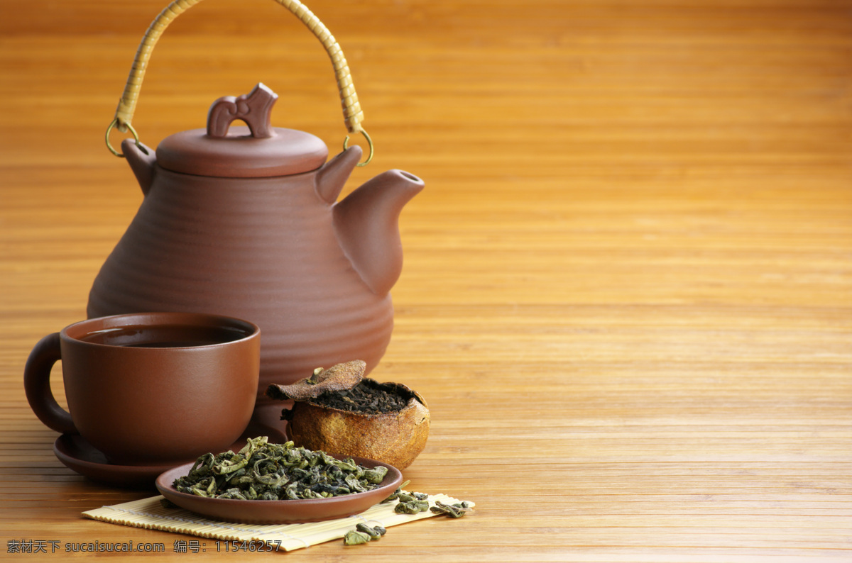 紫砂壶 茶叶 茶壶 茶杯 杯具 茶道图片 餐饮美食