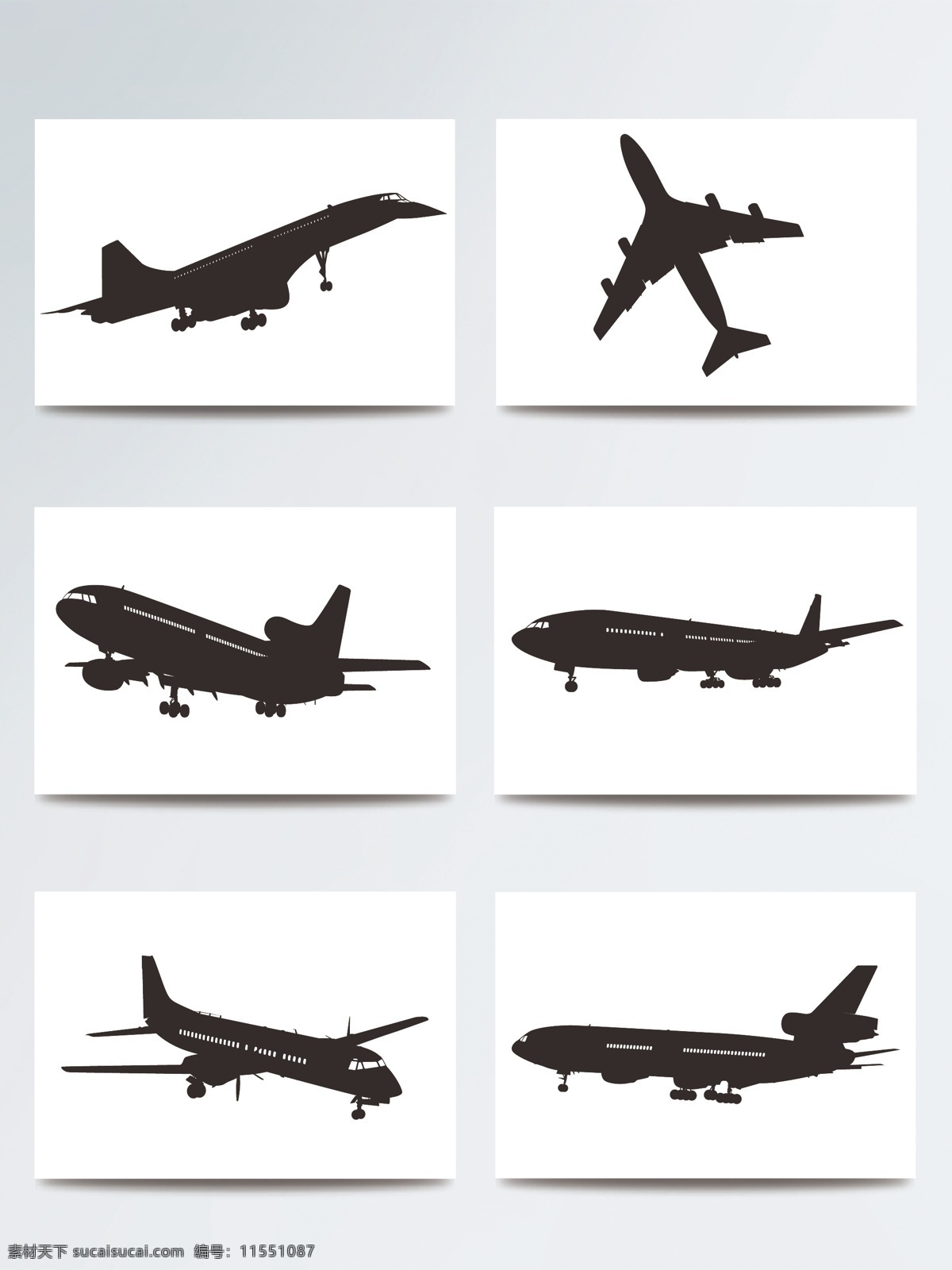 ai格式 飞机 黑白 剪影 军事 矢量素材 素材元素 隐形战斗机 战争 矢量