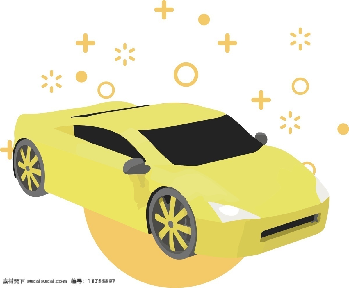 简约 汽车 玩具 模型 元素 交通工具 简约风 出行方式