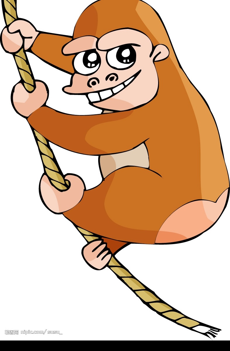 攀绳子的猴子 ai矢量图 其他矢量 矢量素材 足球 球衣 食粮 矢量图库