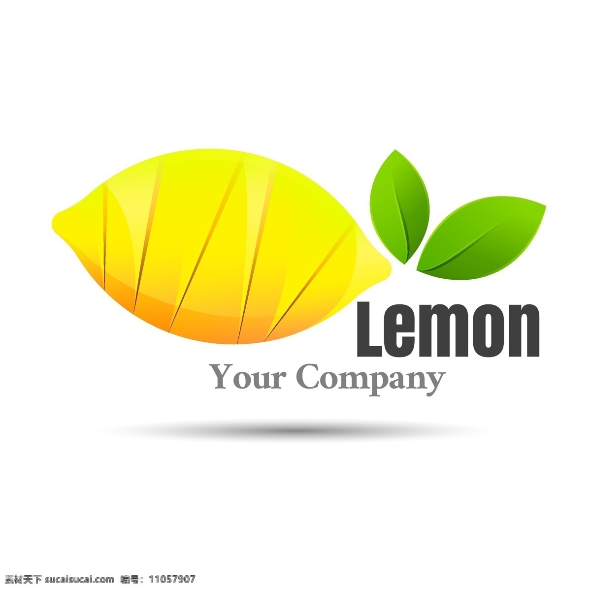 创意 水果 柠檬 商标 时尚 logo 清新
