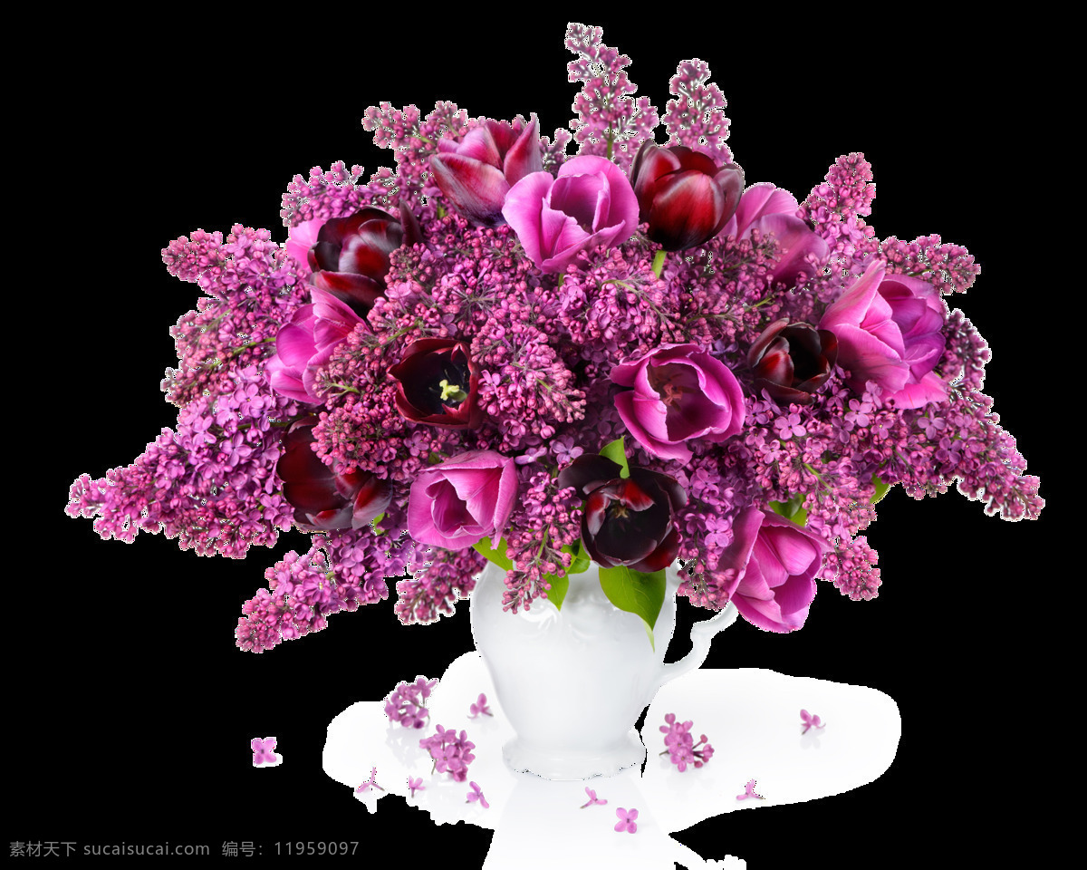 紫丁香花瓶 红色 花朵 开花 透明 紫丁香 淡紫色花束 观赏灌木 紫 白 橄榄作物 花瓶紫色 白色