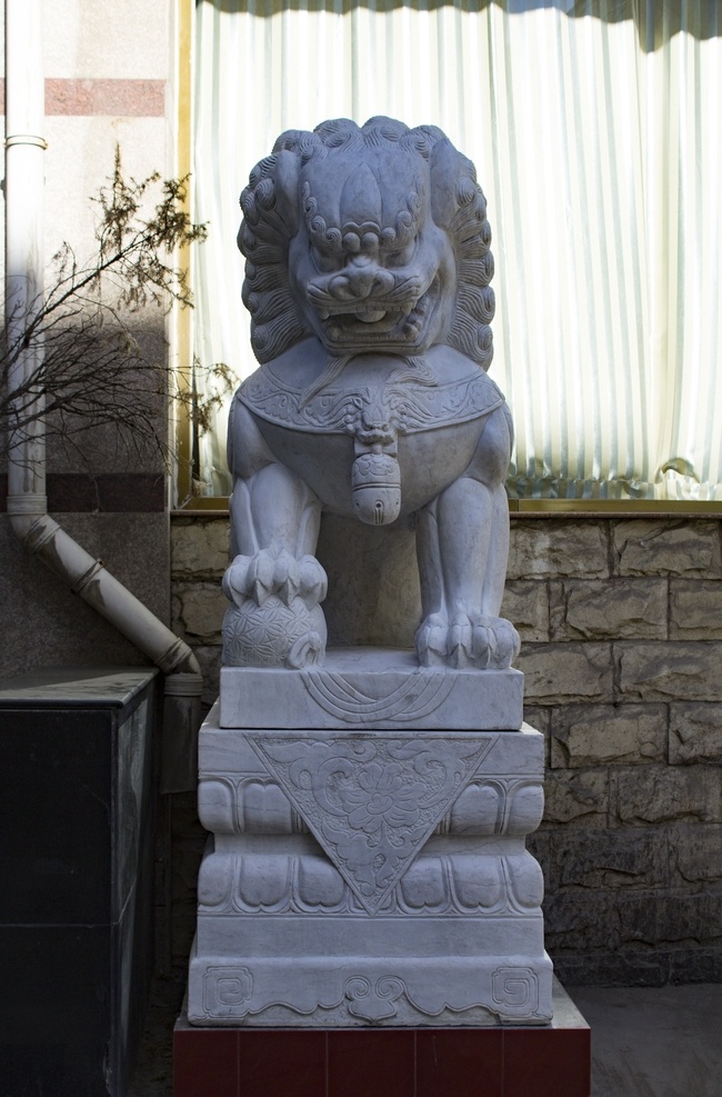 传统 传统文化 大门 建筑 石刻 石狮 石狮子 石狮子雕塑 石雕狮子 神兽 艺术 镇宅兽 雕像 旅游摄影 国内旅游