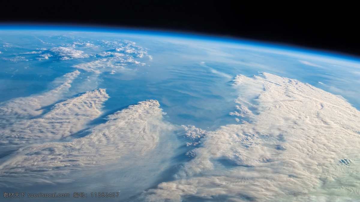 地球表面 宇宙拍摄 蓝色地球 云层 地球局部 自然风光 自然景观