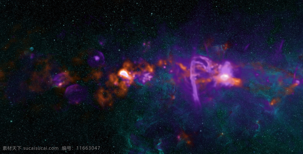 银河系中心区 天文 银心 分子云区 大质量恒星 黑洞 发射星云 超新星 射电弧 获奖图片 现代科技 科学研究 摄影图库