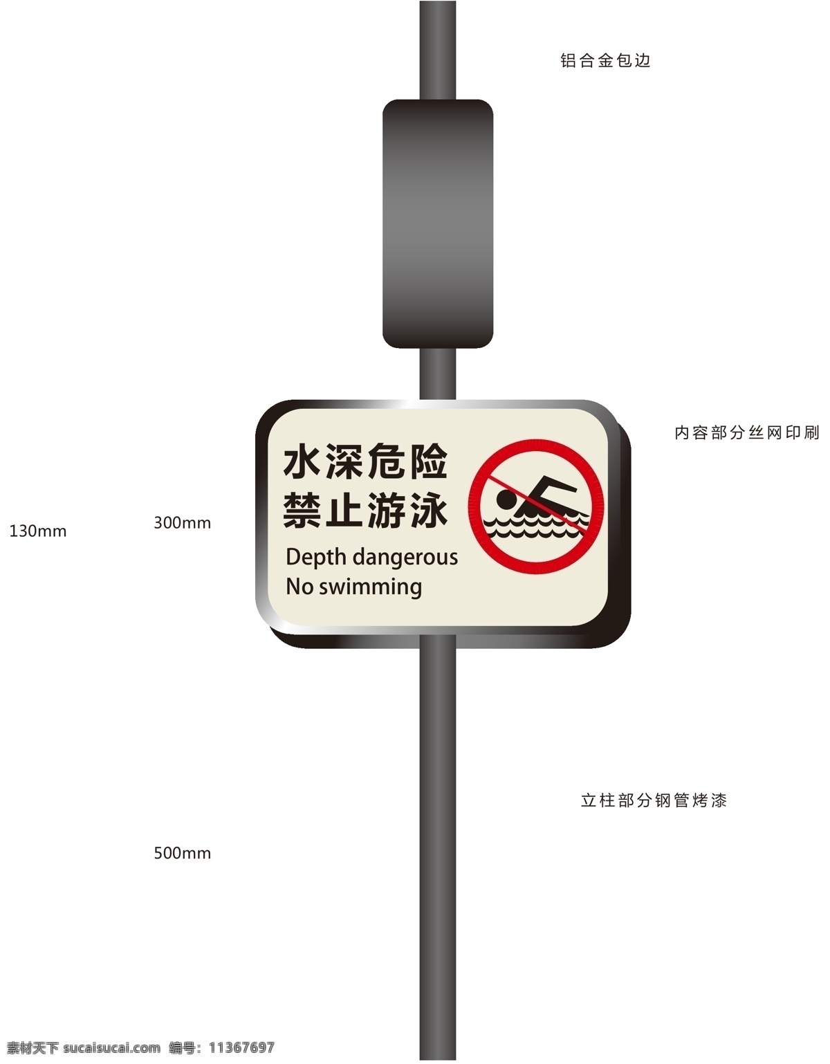 禁止戏水 禁止标志 导示牌 警示牌 戏水牌 导示系统 公共标识标志 标识标志图标 矢量