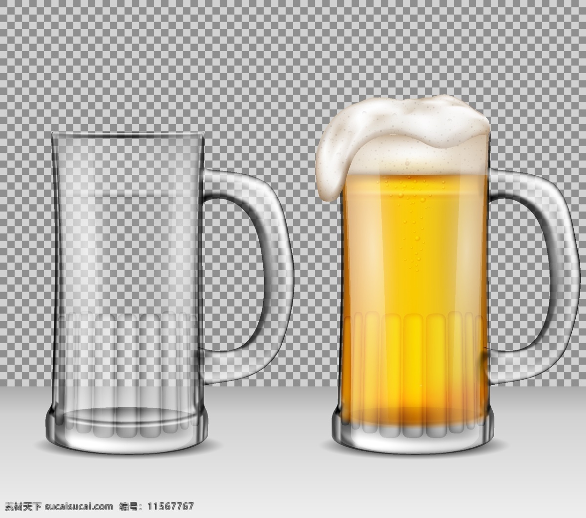 啤酒杯 矢量 啤酒杯矢量 啤酒杯素材 啤酒 玻璃啤酒杯 共享设计矢量 生活百科 生活用品
