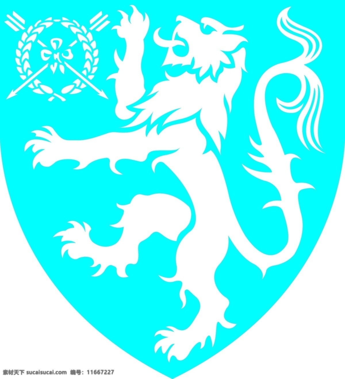 狮子logo 狮子 徽章 logo 标识标志图标 矢量