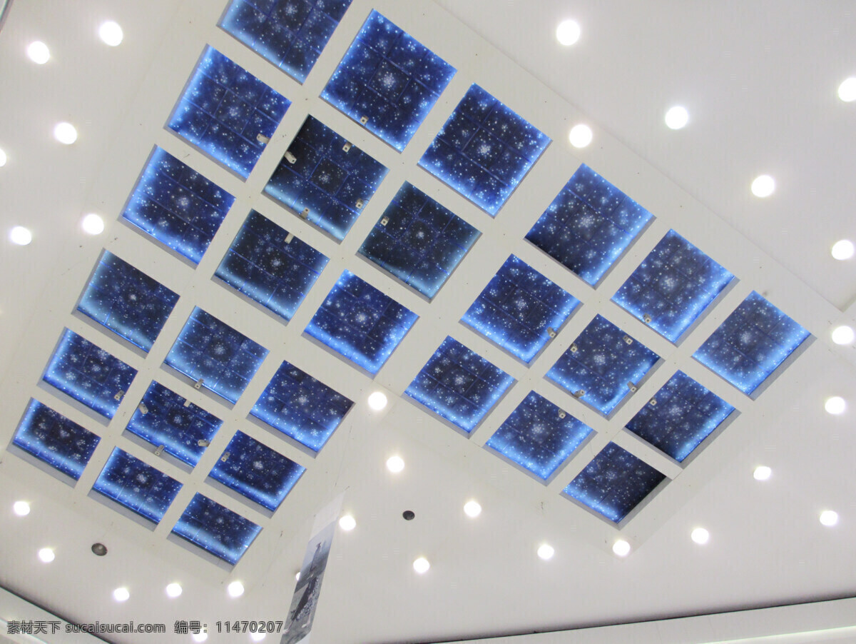 购物中心 豪华装饰 商场照明 创意装饰 天花板装饰 商务金融 商务场景