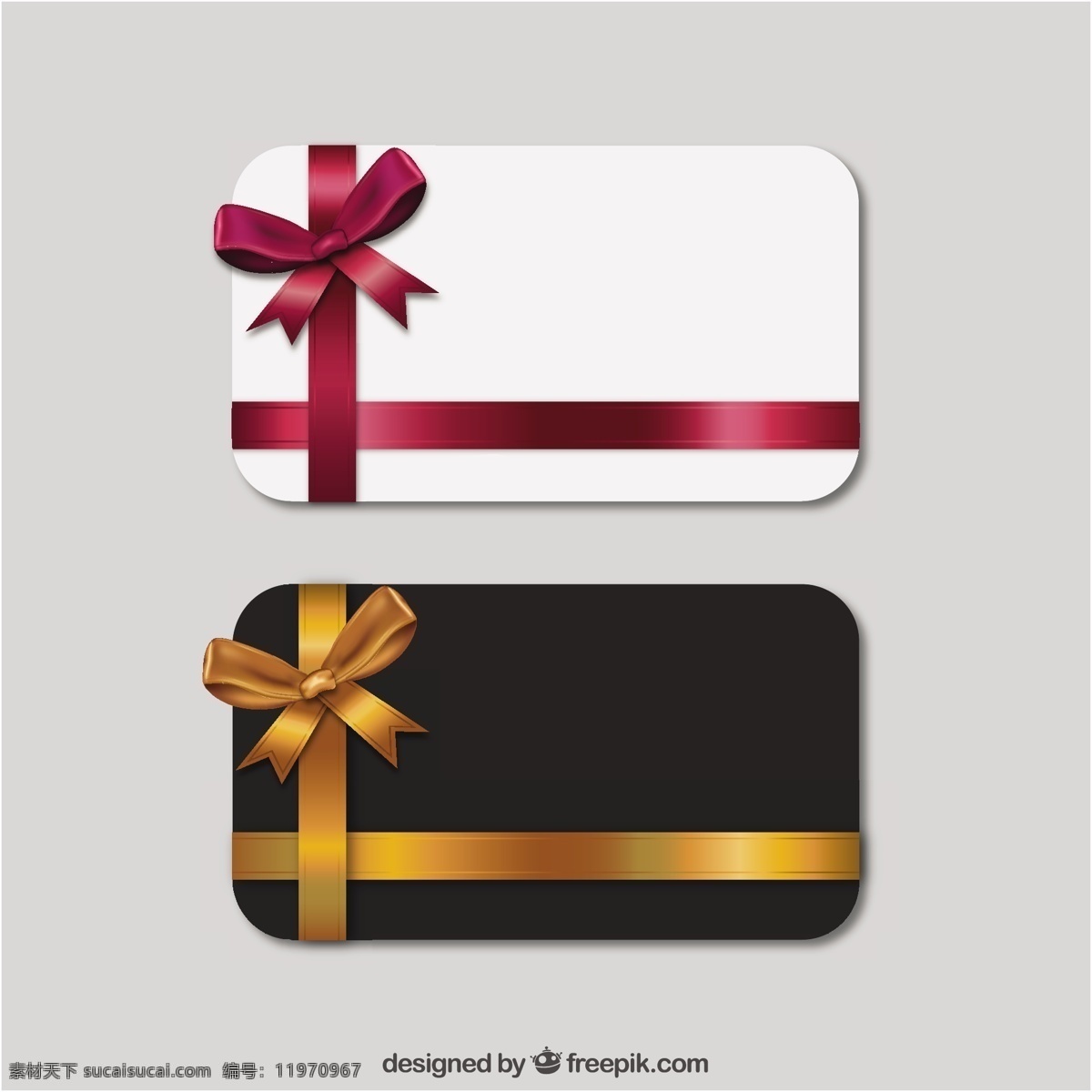 礼品卡模板 横幅 丝带 礼品 购物 商店 目前 卡片 色带 旗帜 蝴蝶结