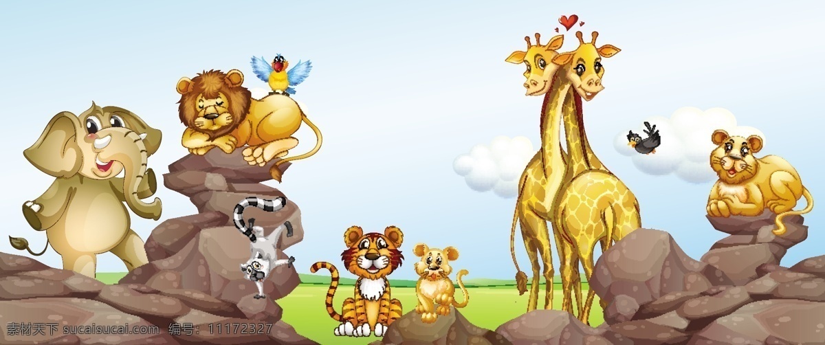 卡通动物插画 头像 表情 野生动物 手绘动物 动物 素描 手绘 卡通动物园 动物园 卡通 可爱动物 小动物 动物贴纸 卡通动物生物 生物世界