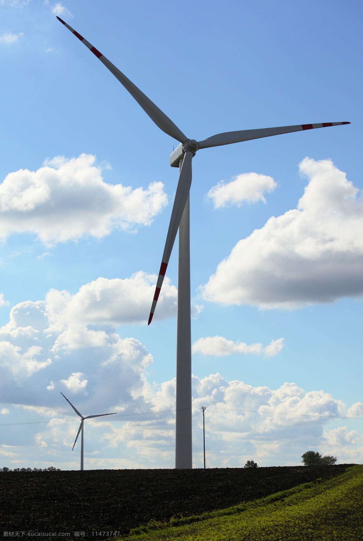 美丽 风车 风景 节能环保 风力电站 风力发电厂 其他类别 现代科技