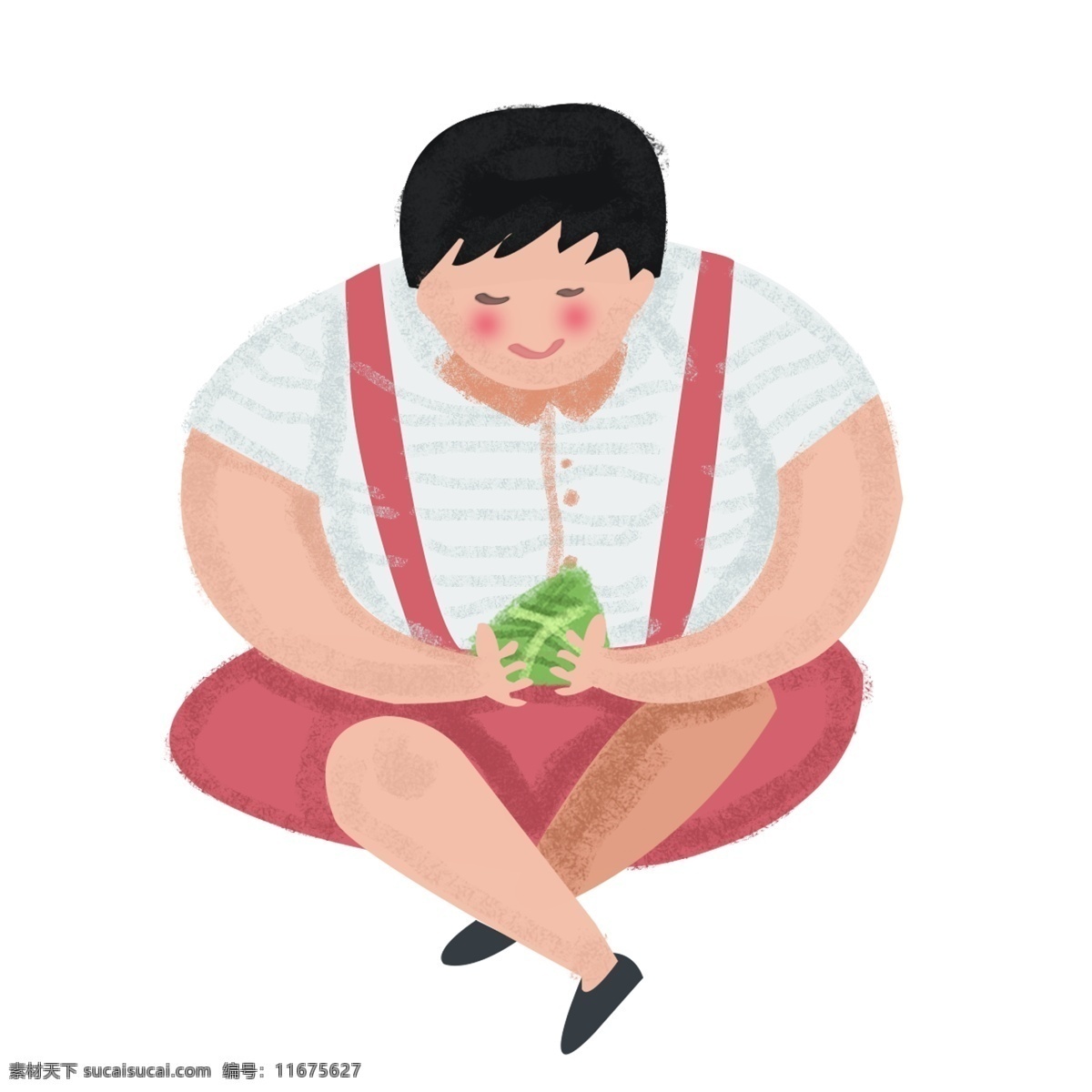 手绘 清新 端午节 男孩与粽子 清新端午节 未灭粽子男孩 时尚 男孩 吃 粽子 可爱 卡通 宝宝 端午节粽子 可爱卡通粽子