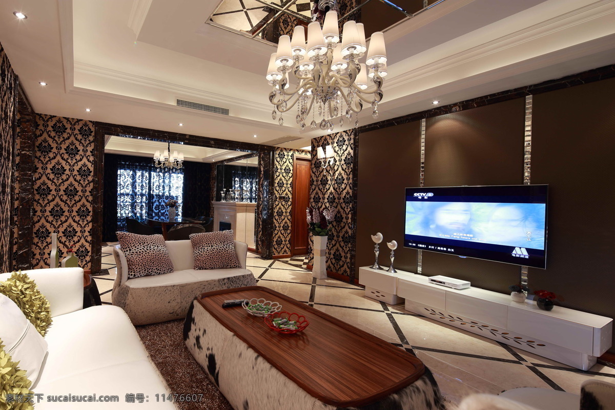 豪华 客厅 沙发 大灯 设计图 家居 家居生活 室内设计 装修 室内 家具 装修设计 环境设计