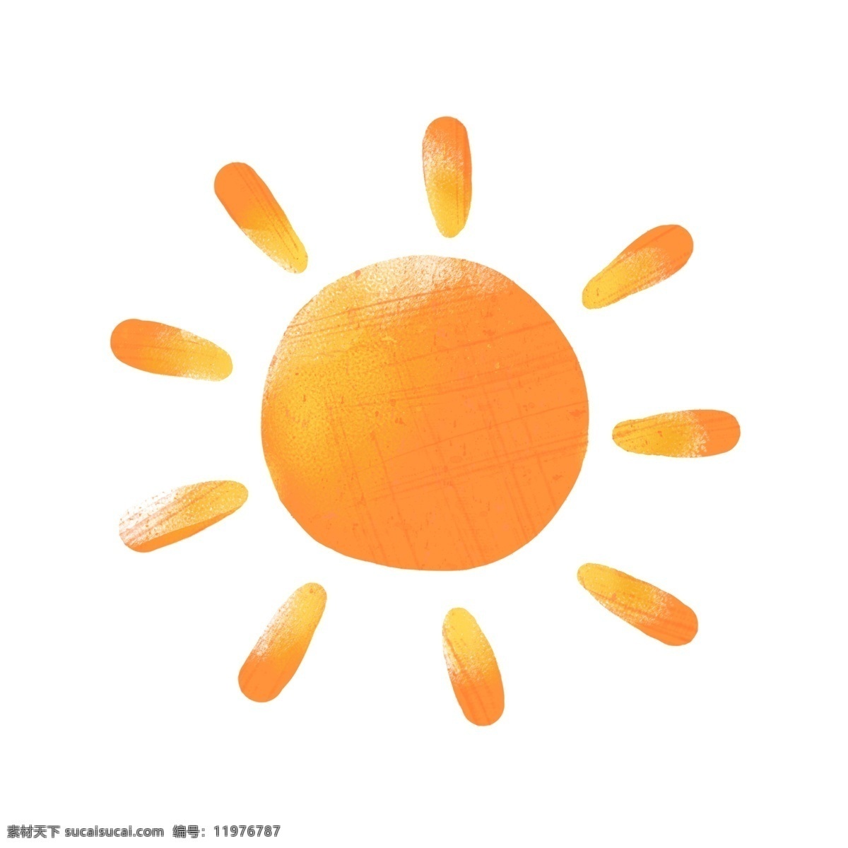 橙色 卡通 渐变 太阳 图标 卡通渐变太阳 卡通图标 夏季主题 夏日旅游 简约 夏日漫画 图案 手绘 花纹 装饰