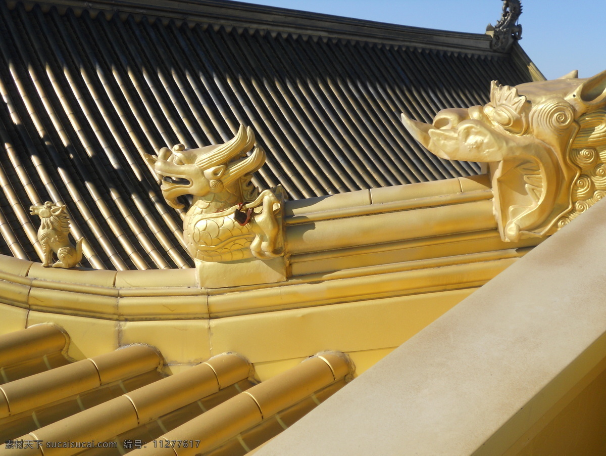 飞檐 峨眉山 金顶 龙头 屋顶 摄影图 国内旅游 旅游摄影 黑色