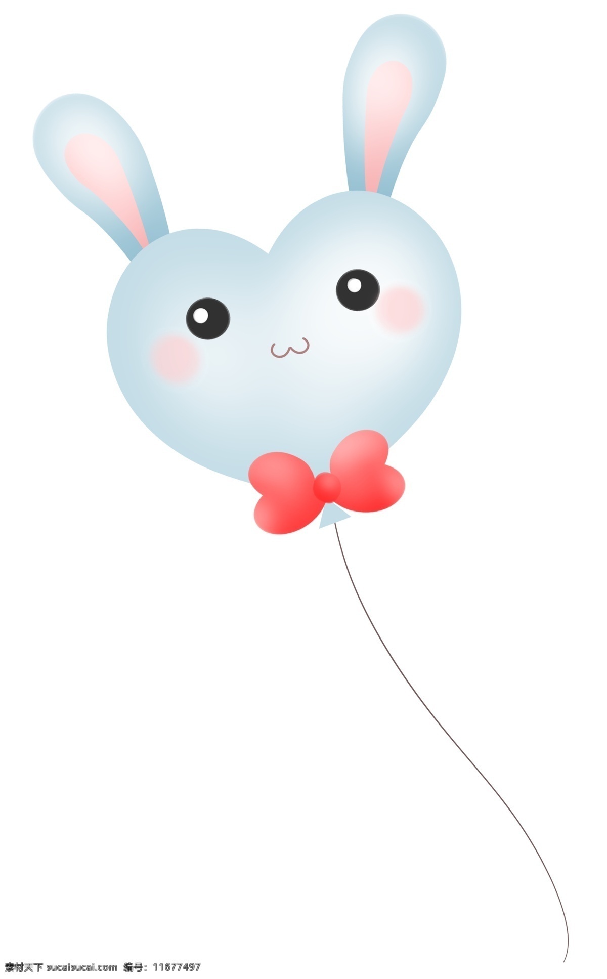 兔子气球装饰 气球 装饰 兔子