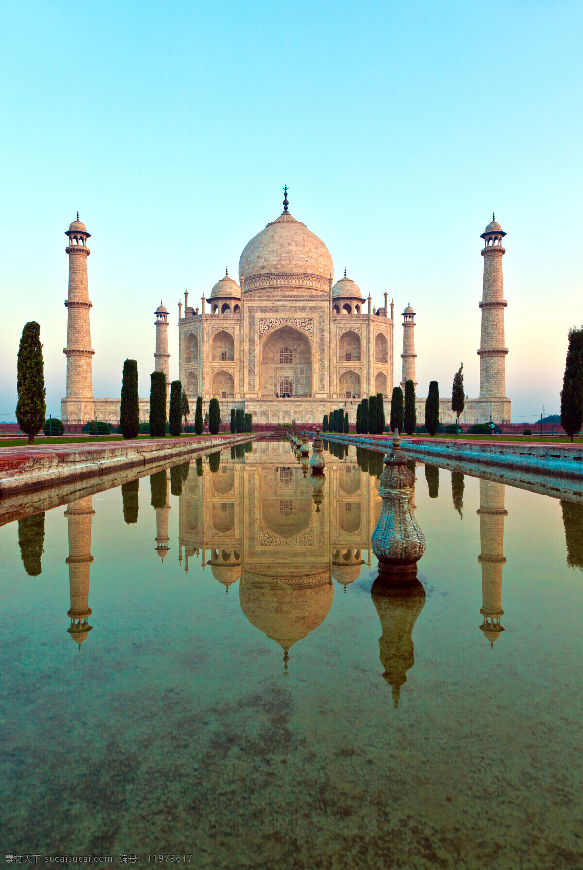 泰姬陵 风景 印度旅游景点 美丽风景 印度建筑风景 其他艺术 文化艺术