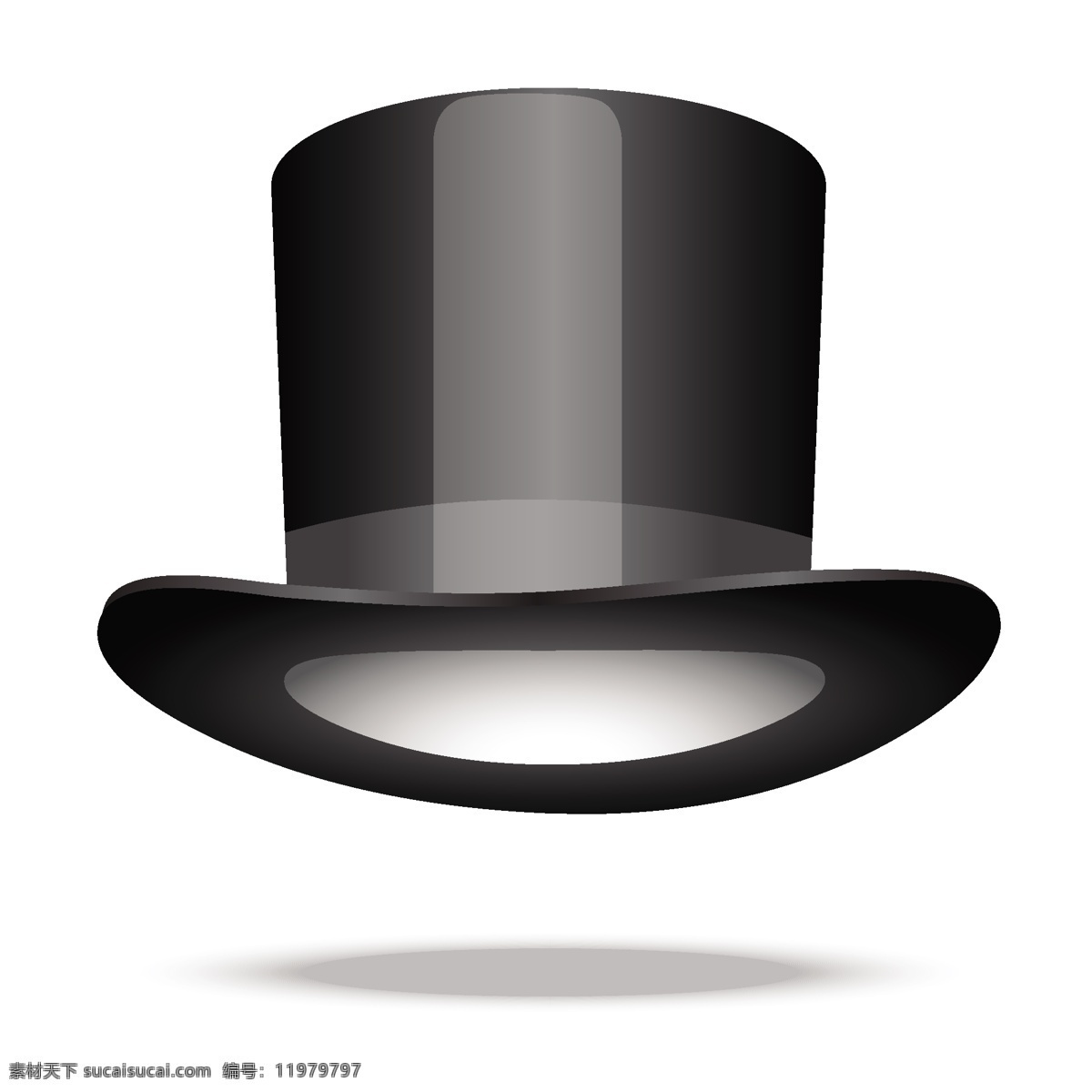 矢量黑色帽子 卡通帽子 帽子 矢量帽子 珠宝服饰 生活百科 矢量素材 白色